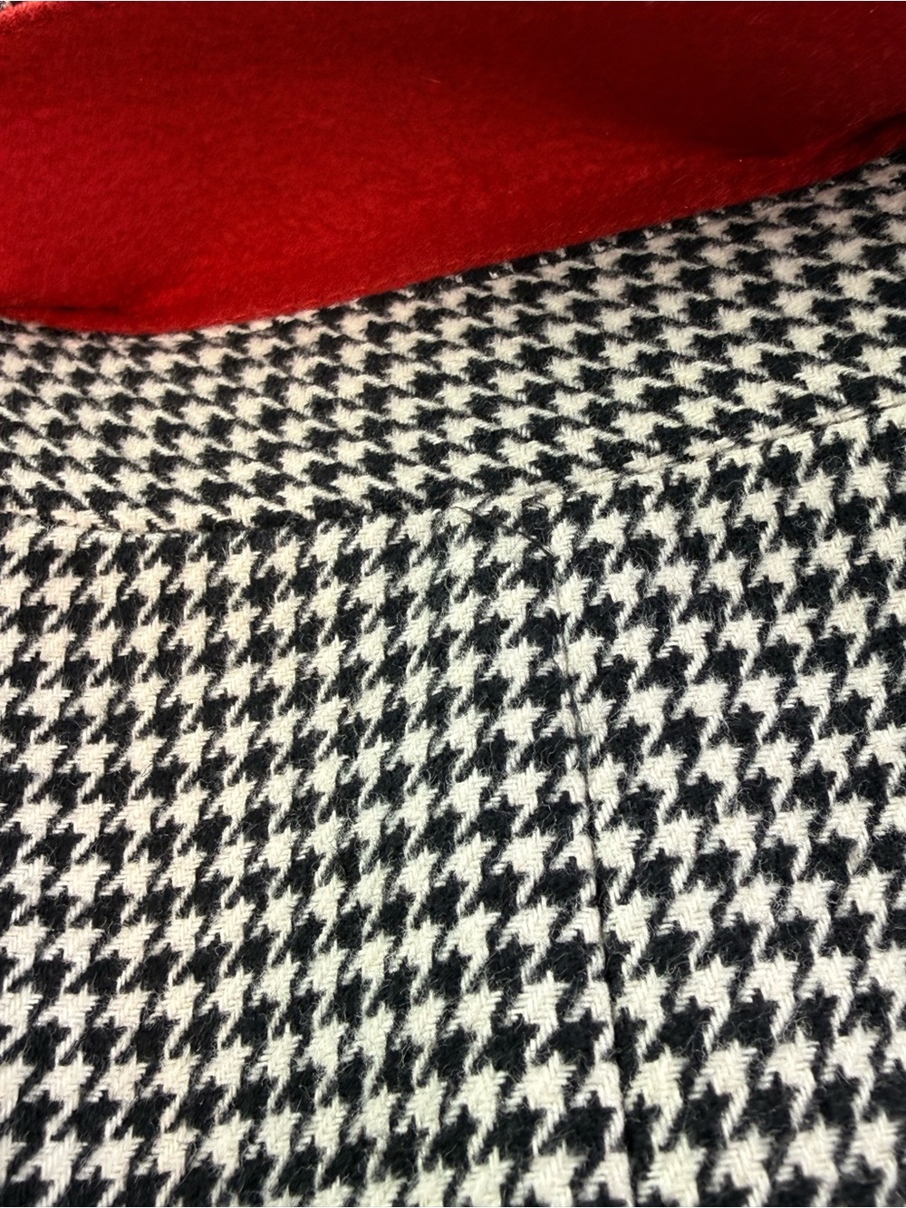 Banana Republic Houndstooth Blazer Gold Crest Buttons Academia Size 6 - Picture 13 of 13